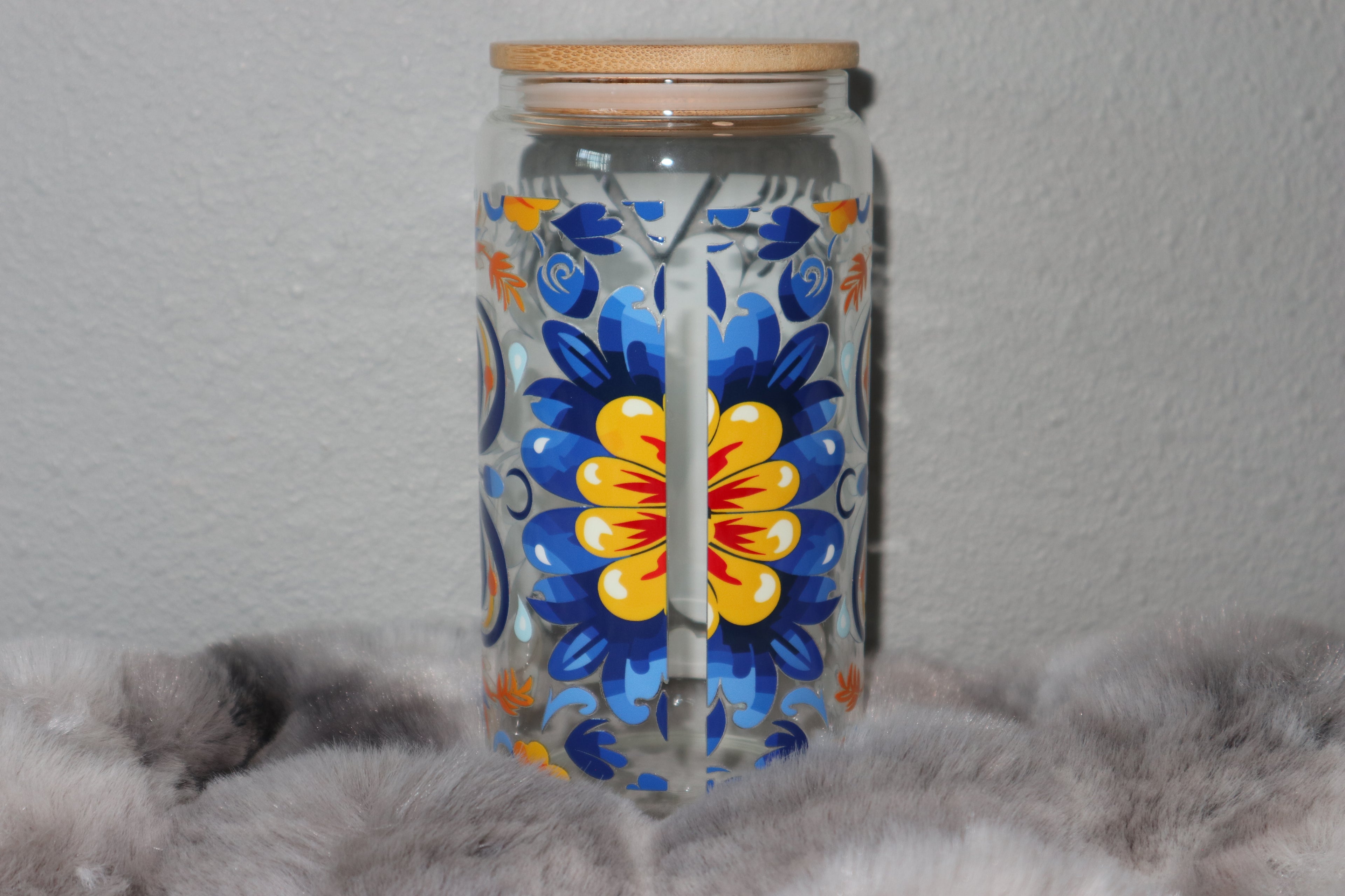 Blue and yellow Flower